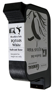General IQ314S White Solvent Ink Cartridge